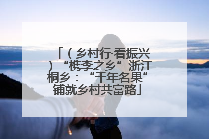 （乡村行·看振兴）“槜李之乡”浙江桐乡：“千年名果”铺就乡村共富路