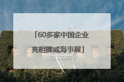 60多家中国企业亮相挪威海事展